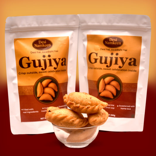 Gujiya – Sweet & Flaky Delight  Of 2 Combo Packet